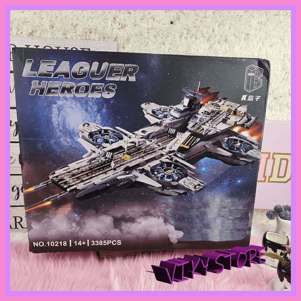 💕 NWT Avengers Shield Helicarrier Toy 3385 Pcs #7156 (Not LEGO) 💕